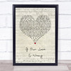 Calum Scott If Our Love Is Wrong Script Heart Song Lyric Quote Music Print