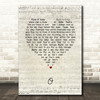 Coldplay O Script Heart Song Lyric Quote Music Print