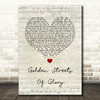 Dolly Parton Golden Streets Of Glory Script Heart Song Lyric Quote Music Print
