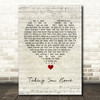 Don Henley Taking You Home Script Heart Song Lyric Quote Music Print