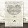 John Michael Montgomery Sold (The Grundy County Auction) Script Heart Song Lyric Quote Music Print