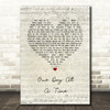Lena Martell One Day At A Time Script Heart Song Lyric Quote Music Print