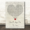 Nashville Cast, Hayden Panettiere & Chris Carmack Can't Say No To You Script Heart Song Lyric Quote Music Print