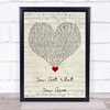 New Radicals You Get What You Give Script Heart Song Lyric Quote Music Print
