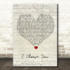 Sara Bareilles I Choose You Script Heart Song Lyric Quote Music Print