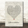 Steve miller Band Abracadabra Script Heart Song Lyric Quote Music Print