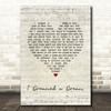 Susan Boyle I Dreamed a Dream Script Heart Song Lyric Quote Music Print
