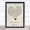Tauren Wells God's Not Done With You Script Heart Song Lyric Quote Music Print