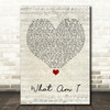 Why Don't We What Am I Script Heart Song Lyric Quote Music Print