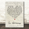 Roy Orbison In Dreams Script Heart Song Lyric Quote Print