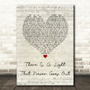 The Smiths There Is A Light That Never Goes Out Script Heart Song Lyric Print