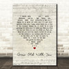 Adam Sandler Grow Old With You Script Heart Song Lyric Quote Print