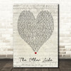 The Other Side The Greatest Showman Script Heart Song Lyric Quote Print