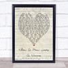 When A Man Loves A Woman Percy Sledge Script Heart Song Lyric Quote Print