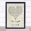 Lord Huron The Night We Met Script Heart Song Lyric Quote Print