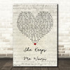 Mary Lambert She Keeps Me Warm Script Heart Song Lyric Quote Print