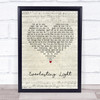 The Black Keys Everlasting Light Script Heart Song Lyric Quote Print
