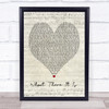 95 South Whoot There It Is Script Heart Quote Song Lyric Print