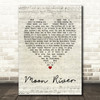 Andy Williams Moon River Script Heart Quote Song Lyric Print