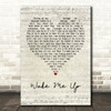 Avicii Wake Me Up Script Heart Quote Song Lyric Print
