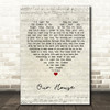 Crosby, Stills, Nash & Young Our House Script Heart Quote Song Lyric Print