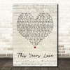 David Gray This Years Love Script Heart Quote Song Lyric Print