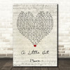 Dr Hook A Little Bit More Script Heart Quote Song Lyric Print