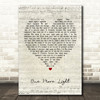 Linkin Park One More Light Script Heart Quote Song Lyric Print
