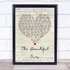 Prince And The Revolution The Beautiful Ones Script Heart Quote Song Lyric Print