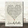 Landslide Fleetwood Mac Script Heart Quote Song Lyric Print