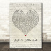 Amy Studt Just A Little Girl Script Heart Song Lyric Print