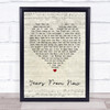 Dr. Hook Years From Now Script Heart Song Lyric Print