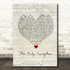 Paramore The Only Exception Script Heart Song Lyric Print