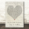 Rod Stewart and The Faces You Can Make Me Dance, Sing, Or Anything Script Heart Song Lyric Print
