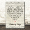Sleeping At Last Turning Page Script Heart Song Lyric Print