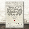 Stereophonics It Means Nothing Script Heart Song Lyric Print