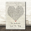 Stereophonics The Bartender And The Thief Script Heart Song Lyric Print