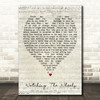 Watching The Wheels John Lennon Script Heart Quote Song Lyric Print