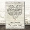 Emily Hackett & Will Anderson Take My Hand The Script Heart Lyric Print
