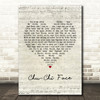Gert Frobe & Anna Quayle Chu-Chi Face Script Heart Song Lyric Print
