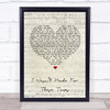 Brian Wilson I Wasnt Made For These Times Script Heart Song Lyric Quote Print