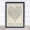 Don't You Remember Adele Script Heart Quote Song Lyric Print