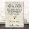 Elbow On A Day Like This Script Heart Song Lyric Print