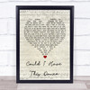 Foster and Allen Could I Have This Dance Script Heart Song Lyric Print