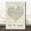 Van Morrison Into The Mystic Script Heart Song Lyric Quote Print