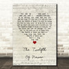 JOHNNY MATHIS The Twelfth Of Never Script Heart Song Lyric Print