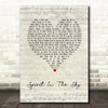 Norman Greenbaum Spirit In The Sky Script Heart Song Lyric Print