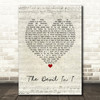 Slipknot The Devil In I Script Heart Song Lyric Print