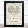 Eric Clapton Sunshine Of Your Love Script Heart Song Lyric Music Art Print