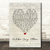 Foy Vance Unlike Any Other Script Heart Song Lyric Music Art Print